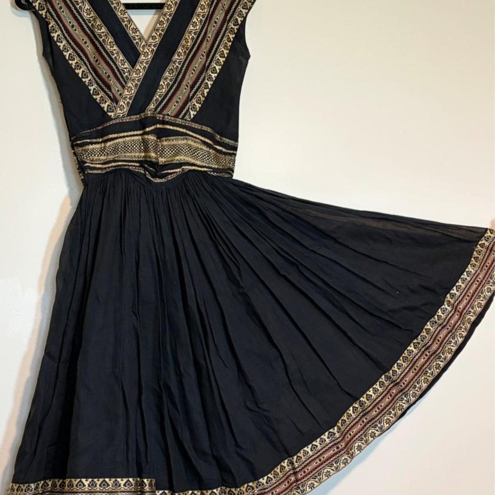 Vintage 50s Patio Cocktail Dress - Picture 5 of 8